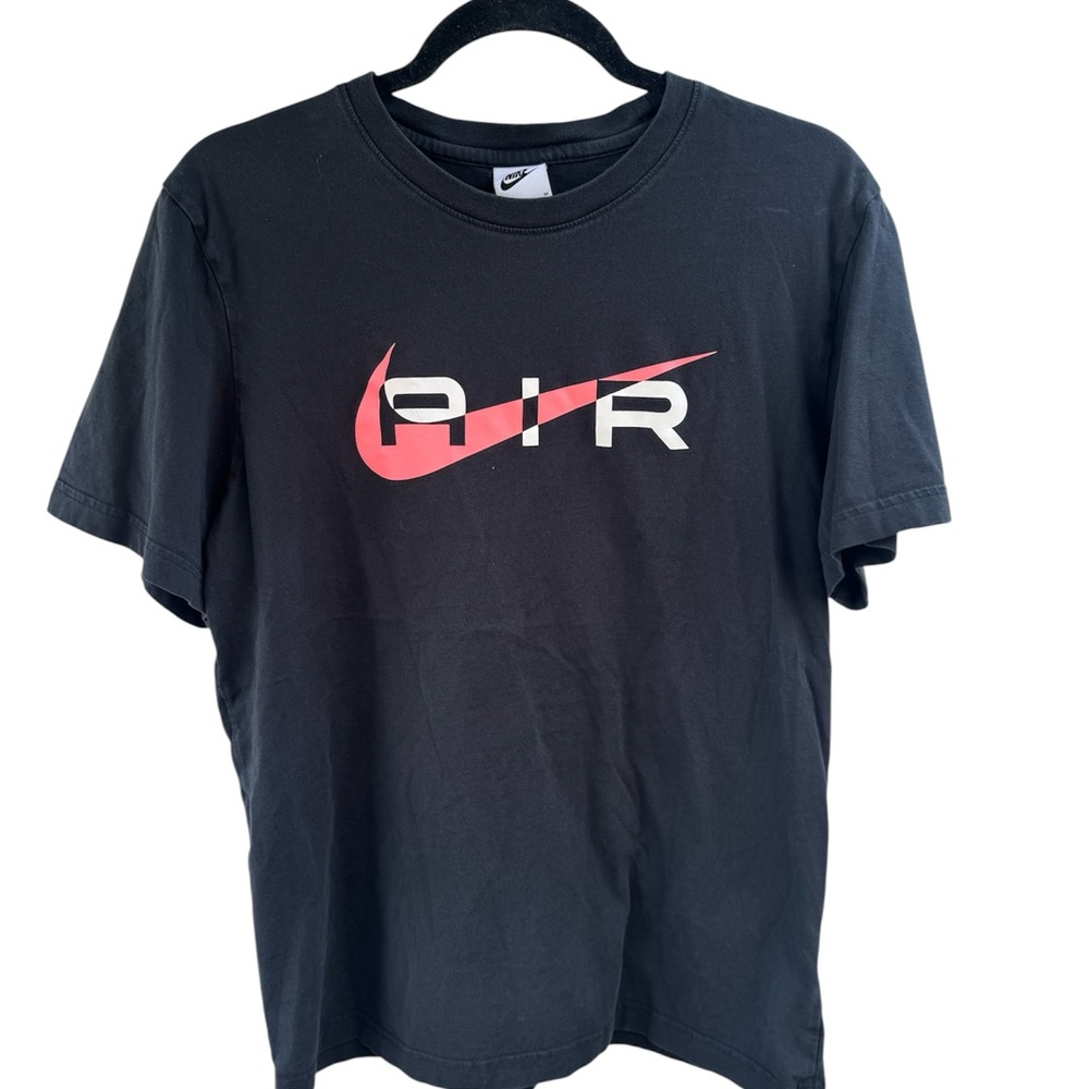 Nike Black Tee with Red Air Logo